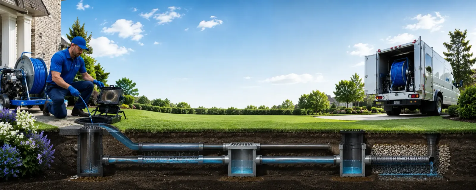 Outdoor drain cleaning information for Cecil, WI