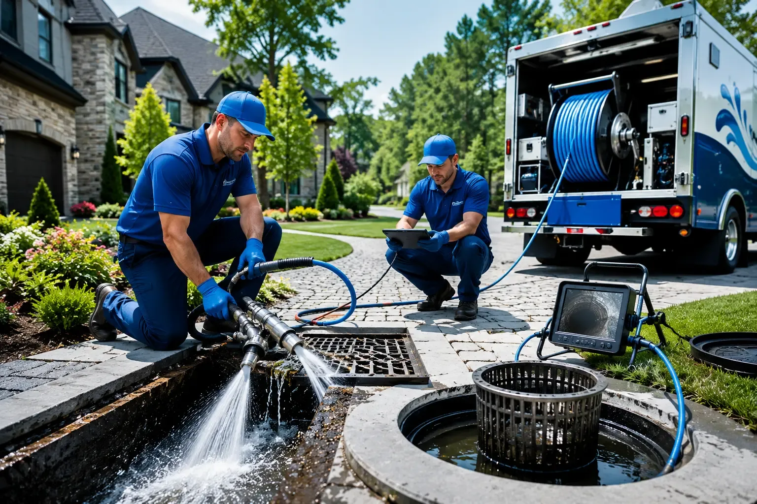 Local outdoor drain cleaning professionals in Cecil, WI